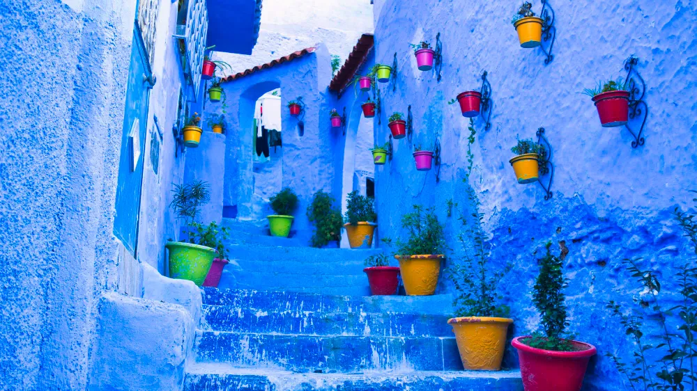 viaggio in marocco - la città blu