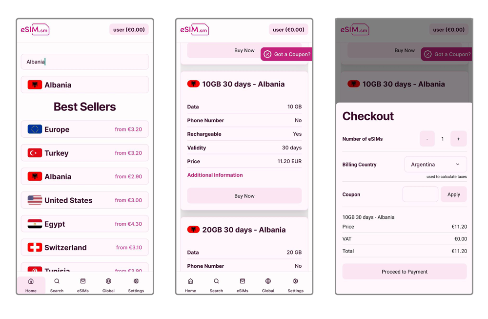 eSIM advantages and disadvantages, 3 steps activation