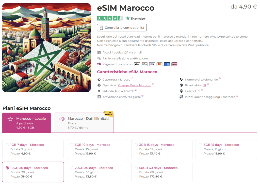 internet in Marocco con Quibity