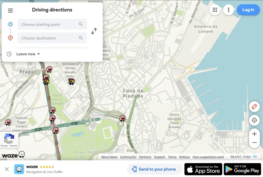 Google Maps alternative Waze