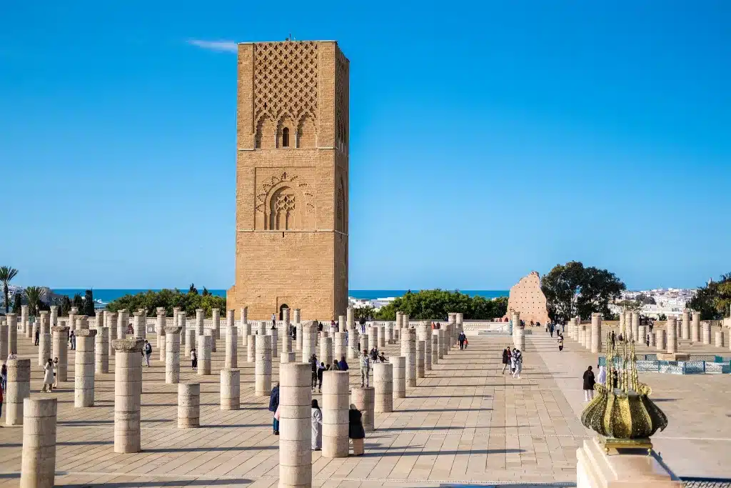 torre hassan nella città imperiale di rabat